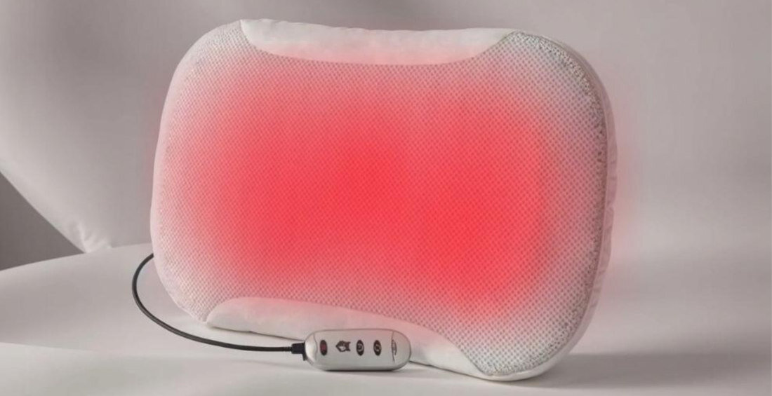 Poduszka masująca ALPHA AMP-05 Ciepło, które regeneruje wspomaga regenerację mięśni poprawia krążenie wspiera metabolizm łagodzi bóle stawów i napięcia