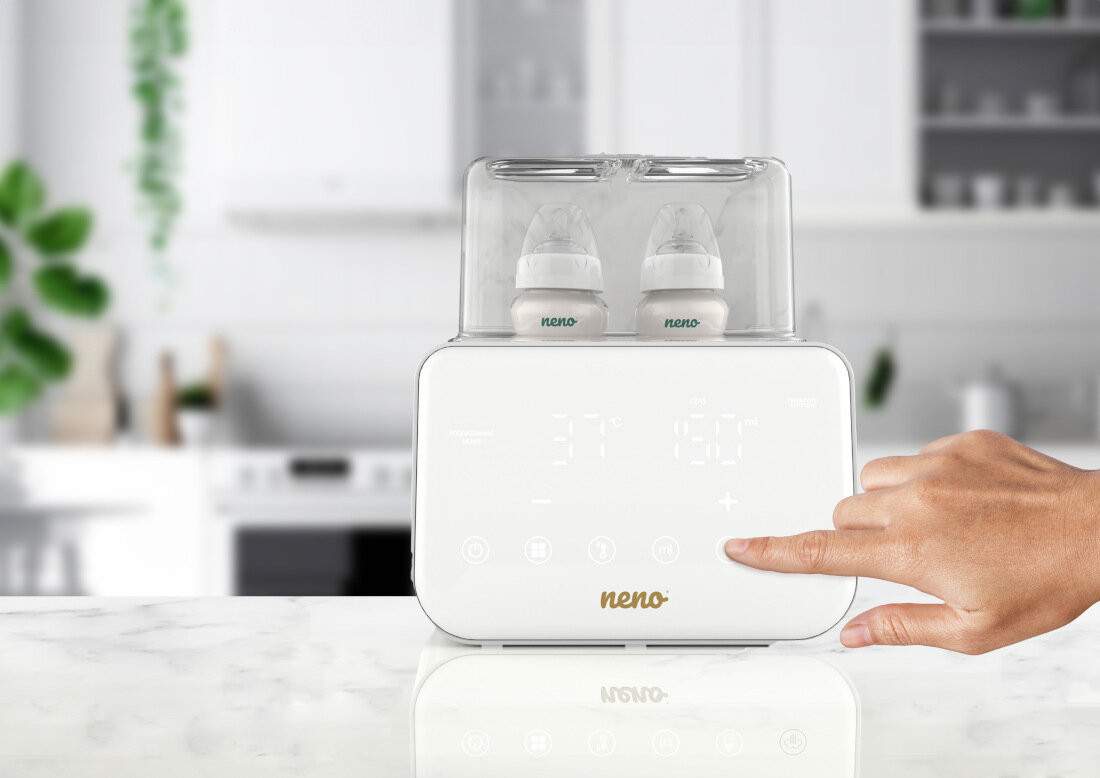 Podgrzewacz do butelek NENO Vivo funkcja podtrzymywania temperatury posiłki jedzenie