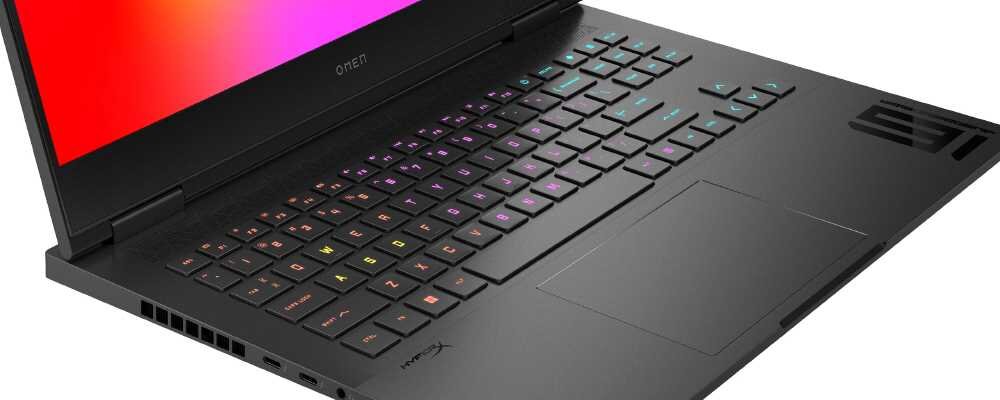 Laptop HP Omen 16 - HP Omen 16 z podświetlaną klawiaturą RGB