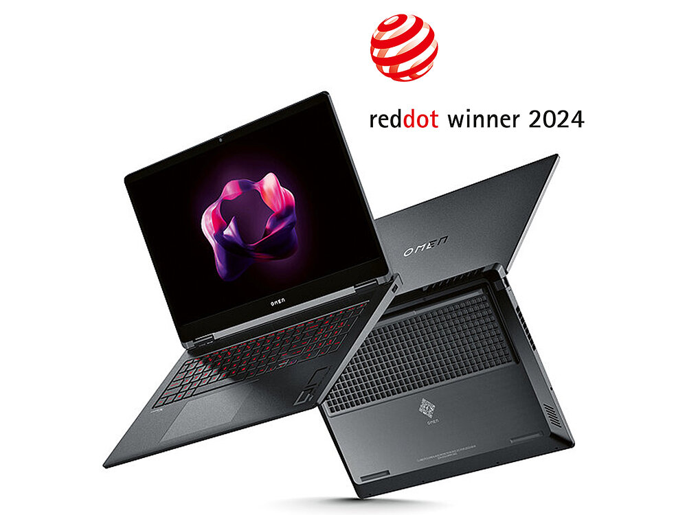 Laptop HP Omen 17 - Laptop HP Omen 17, zdobywca nagrody Red Dot.