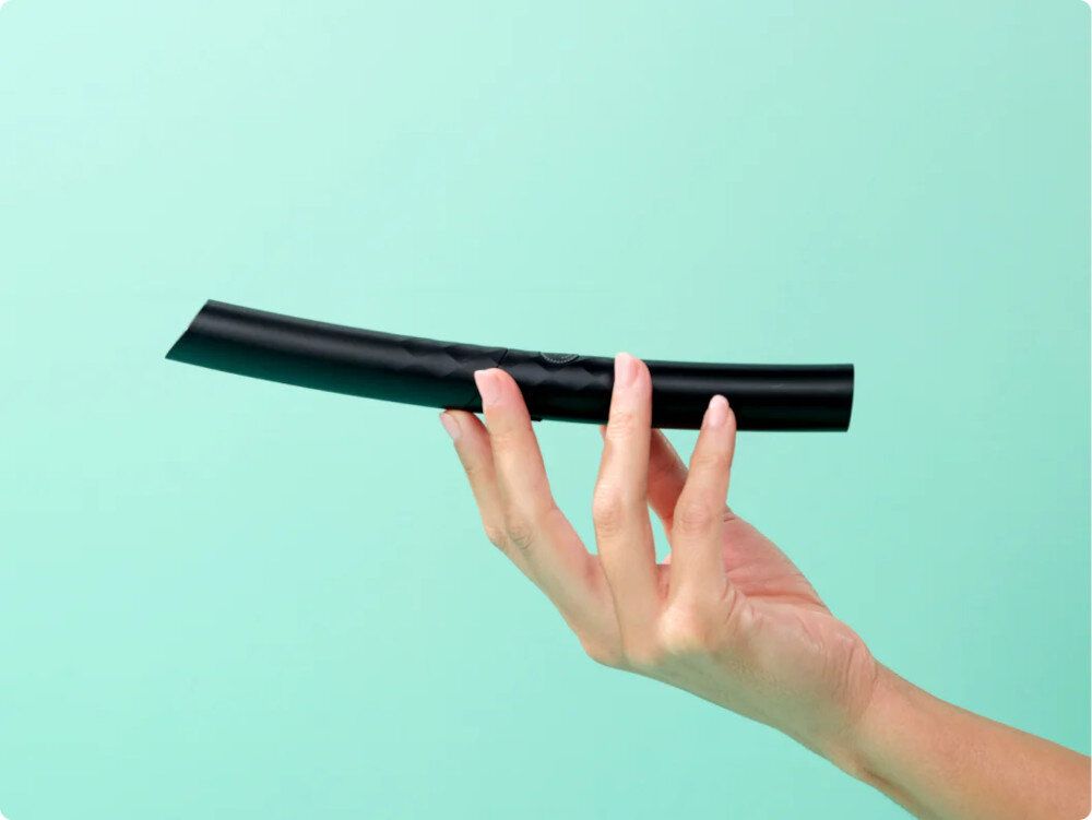 Szczoteczka soniczna BURST Curve Czarny Pełna kontrola nad higieną przemyślana konstrukcja dokładne i mało czasochłonne zdrowy uśmiech Wyprofilowany uchwyt o delikatnym łuku