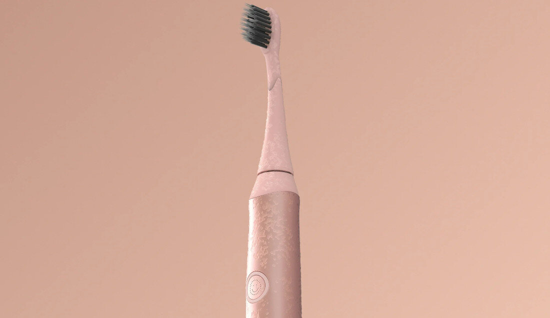 Szczoteczka soniczna BURST Oral Care Czarny Delikatność i precyzja Miękkie, czarne stożkowe włosie przestrzenie międzyzębowe dziąsła są chronione czyszczenie skuteczne