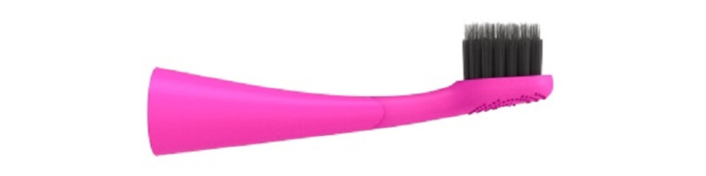 Oryginalna końcówka szczoteczki BURST Kids Różowa 1 szt. (końcówka dla Dzieci) Skuteczna ochrona dziąseł nawet 30 razy więcej płytki nazębnej wzdłuż linii dziąseł niż model manualny Miękki, gumowy spód główki tłumienie drgań