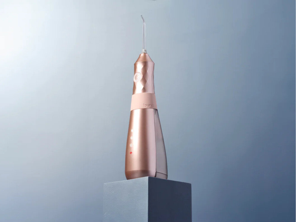Irygator BURST Water Flosser Różowy wygląd wizualizacja prezentacja design ułatwienie w dbaniu o zęby