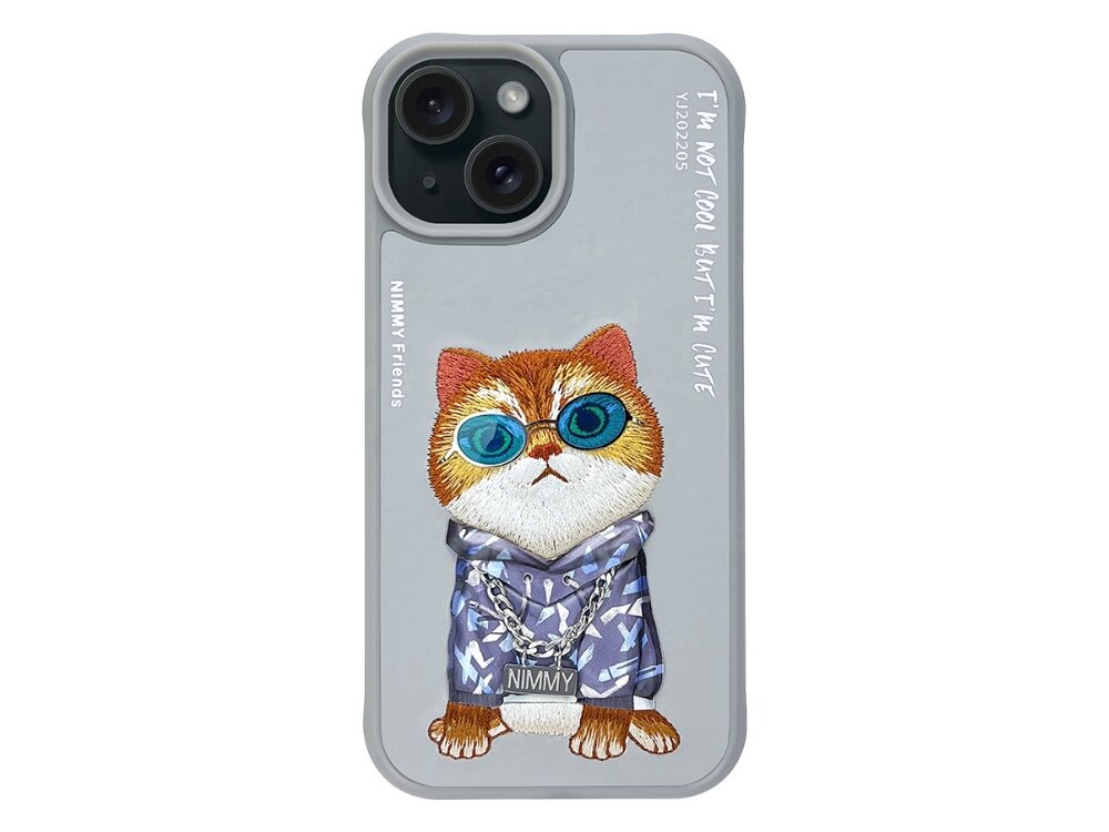 Etui Nimmy Glasses Cool Cat pokrowiec case etui