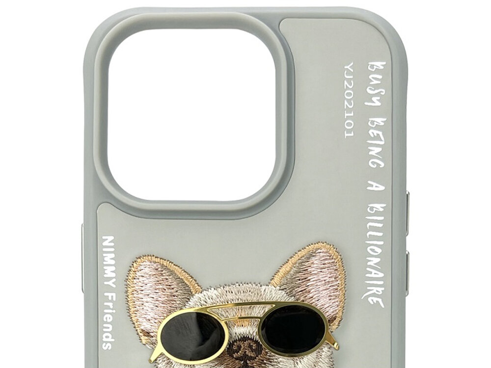 Etui Nimmy Glasses Cool Dog
                haftowany pies wzornictwo 3d charakter estetyka dodatek