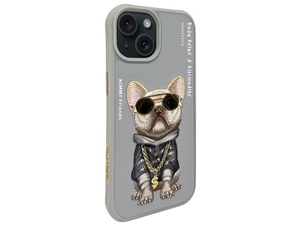 Etui Nimmy Glasses Cool Dog
                haftowany pies wzornictwo 3d charakter estetyka dodatek