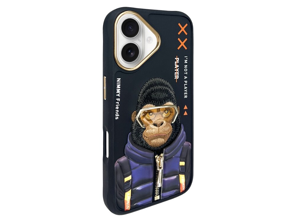Etui NIMMY Cool&Cute 2.0 Monkey
haftowany małpa wzornictwo 3d charakter estetyka dodatek