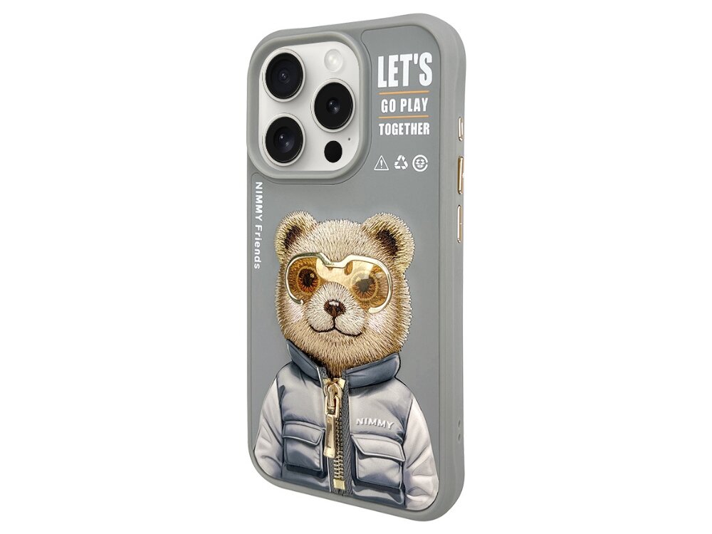 Etui Nimmy Cool&Cute 2.0 Bear
                haftowany miś wzornictwo 3d charakter estetyka dodatek