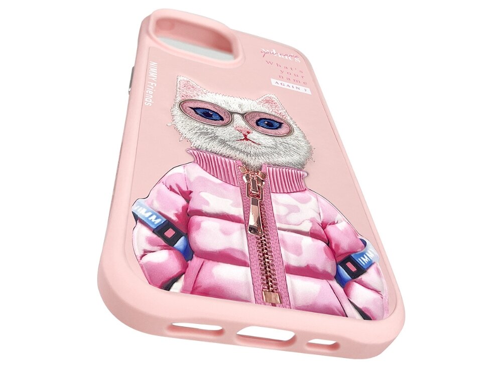 Etui Nimmy Cool&Cute 2.0 Cat zabezpieczenie montaż krawędzie ochrona porty