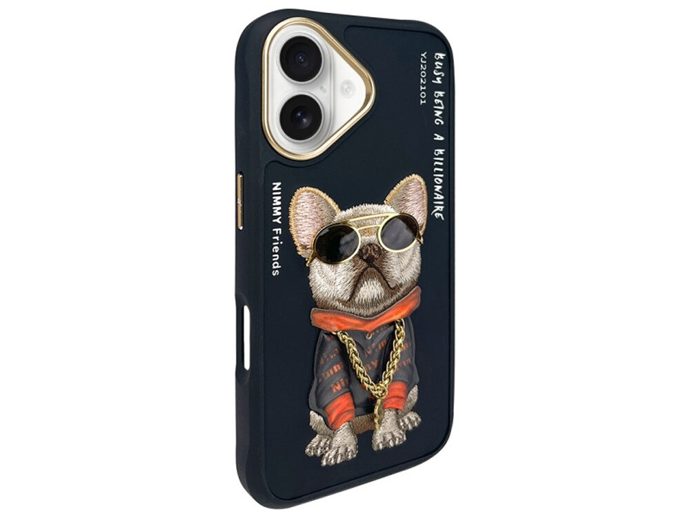 Etui Nimmy Glasses Cool Dog
                haftowany pies wzornictwo 3d charakter estetyka dodatek