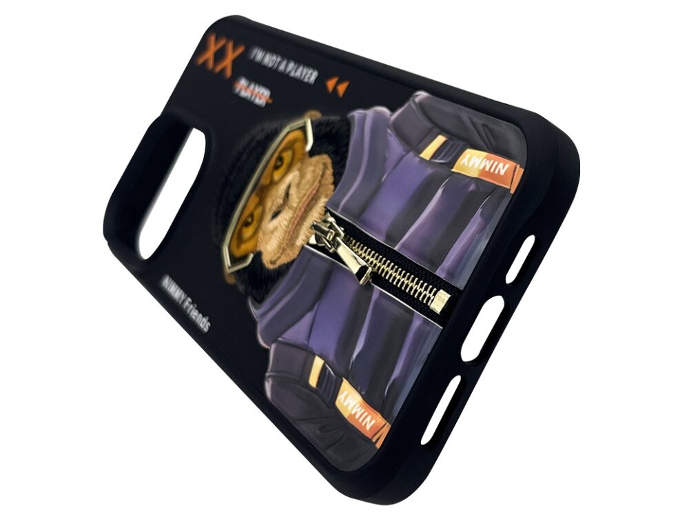 Etui NIMMY Cool&Cute 2.0 Monkey
                haftowany małpa wzornictwo 3d charakter estetyka dodatek