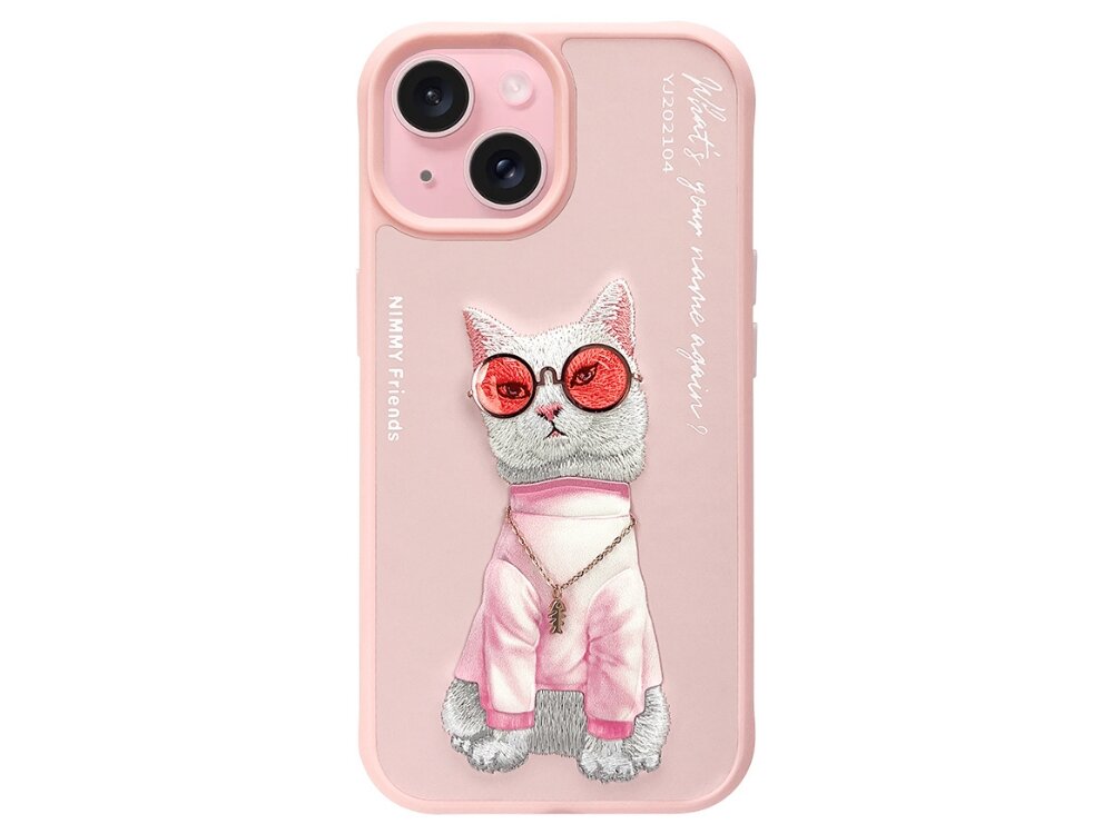 Etui Nimmy Glasses Cool Cat pokrowiec case etui
