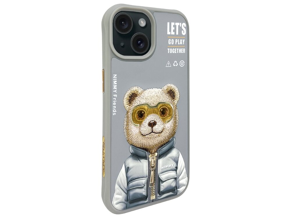 Etui Nimmy Cool&Cute 2.0 Bear
                haftowany miś wzornictwo 3d charakter estetyka dodatek