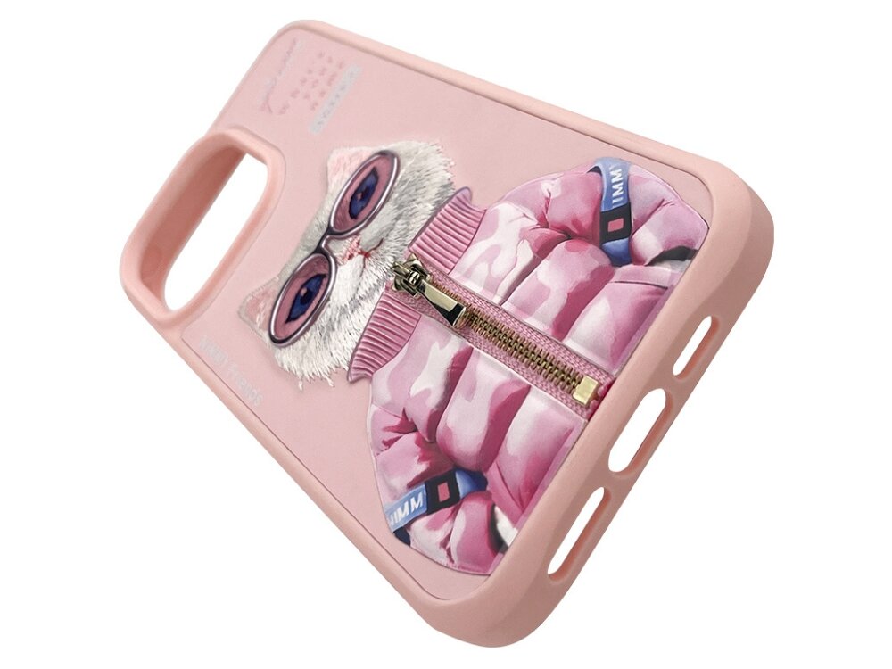 Etui Nimmy Cool&Cute 2.0 Cat zabezpieczenie montaż krawędzie ochrona porty