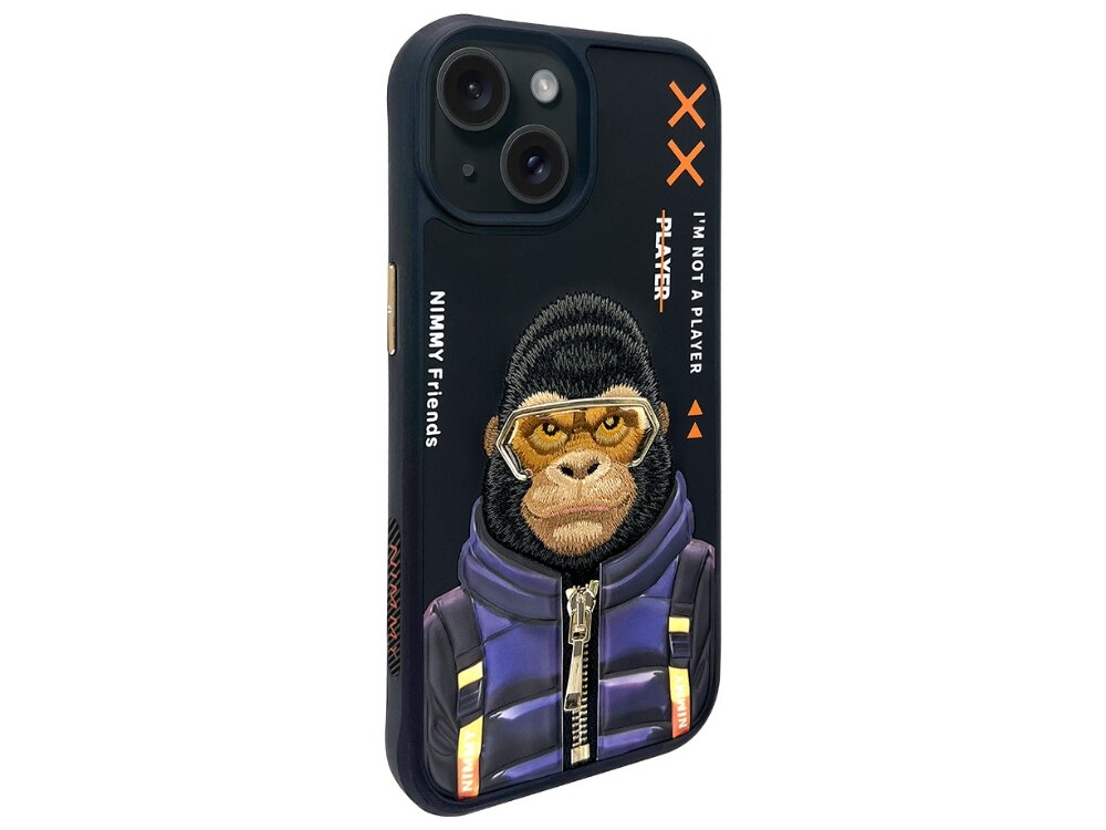 Etui NIMMY Cool&Cute 2.0 Monkey
                haftowany małpa wzornictwo 3d charakter estetyka dodatek