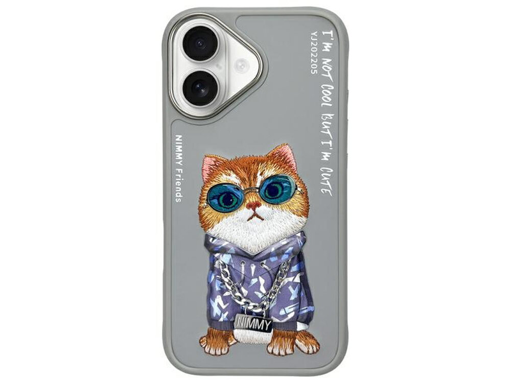 Etui Nimmy Glasses Cool Cat pokrowiec case etui