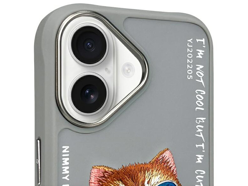 Etui Nimmy Glasses Cool Cat zabezpieczenie montaż krawędzie ochrona porty