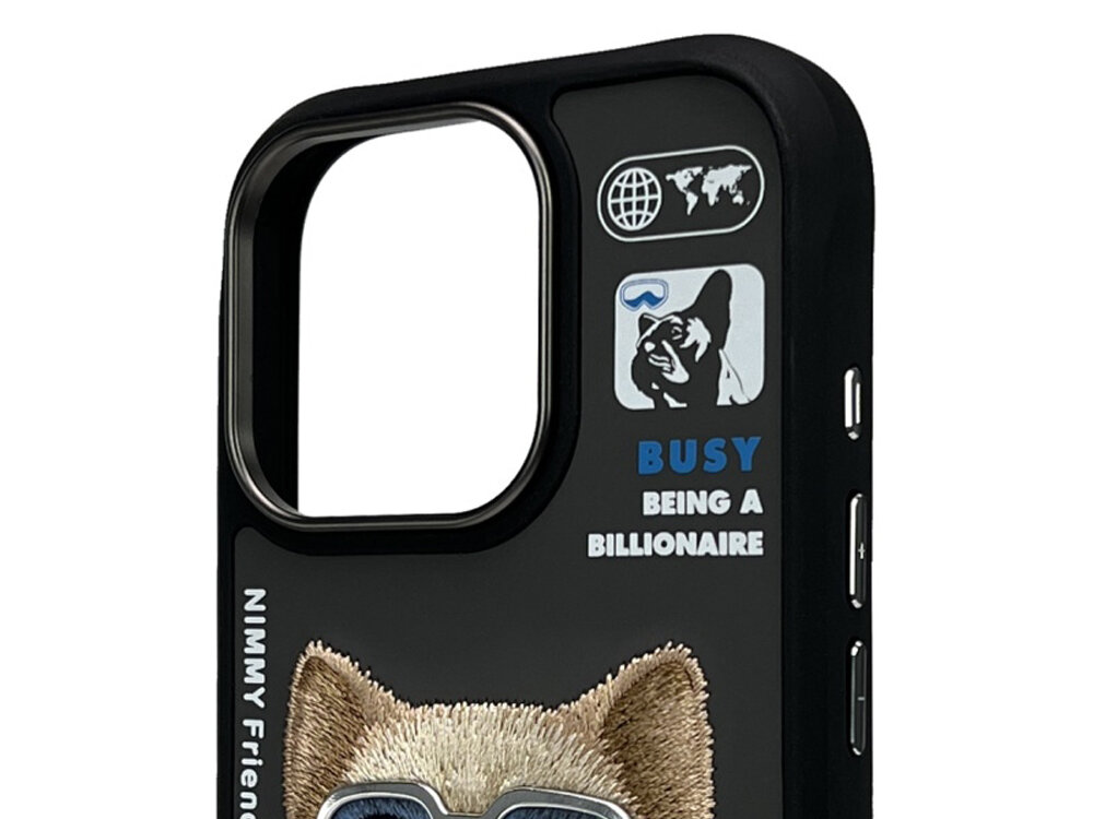 Etui Nimmy Cool&Cute 2.0 Dog haftowany pies wzornictwo 3d charakter estetyka dodatek