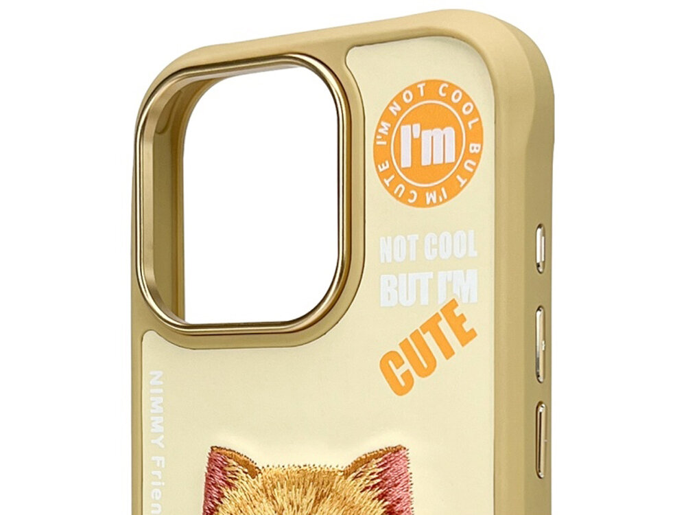 Etui Nimmy Cool&Cute 2.0 Cat haftowany kot wzornictwo 3d charakter estetyka dodatek