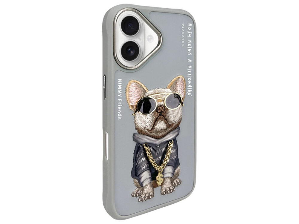 Etui Nimmy Glasses Cool Dog
                haftowany pies wzornictwo 3d charakter estetyka dodatek