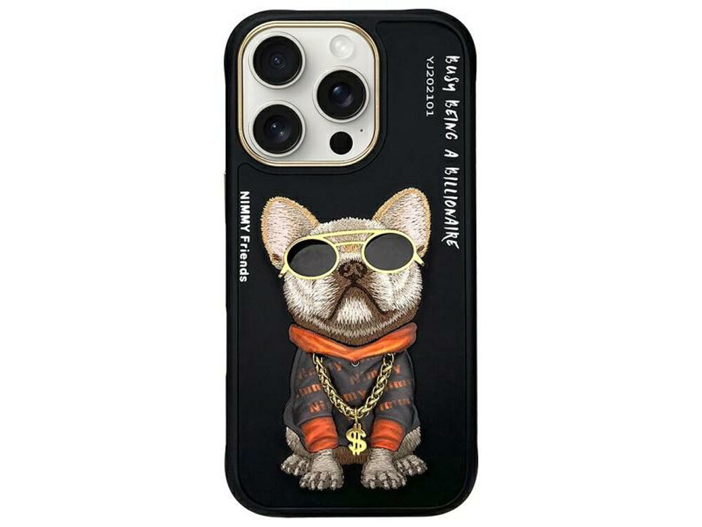 Etui Nimmy Glasses Cool Dog pokrowiec case etui