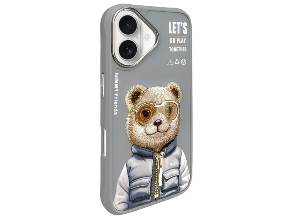 Etui Nimmy Cool&Cute 2.0 Bear
                haftowany miś wzornictwo 3d charakter estetyka dodatek