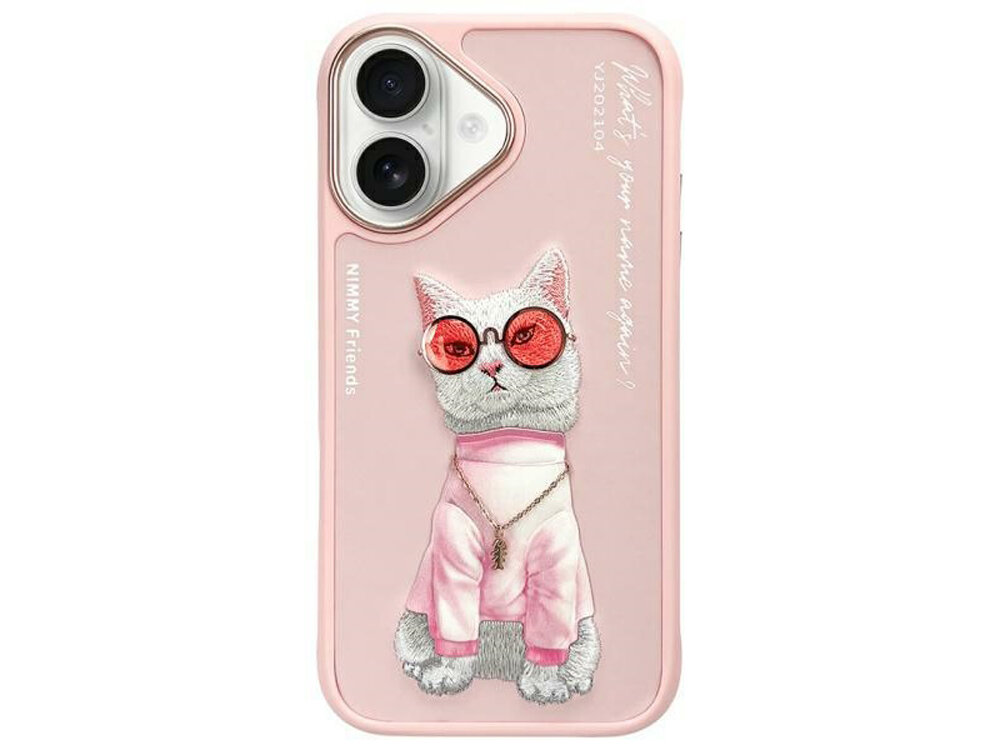 Etui Nimmy Glasses Cool Cat pokrowiec case etui