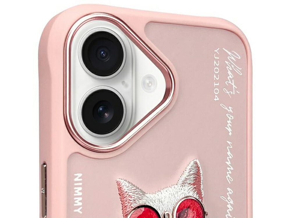 Etui Nimmy Glasses Cool Cat zabezpieczenie montaż krawędzie ochrona porty
