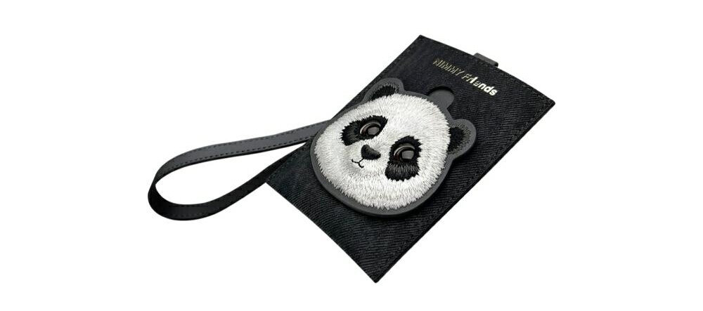 Nimmy portfel na karty – 2 kieszonki, wygodne wysuwanie kart, smycz na nadgarstek