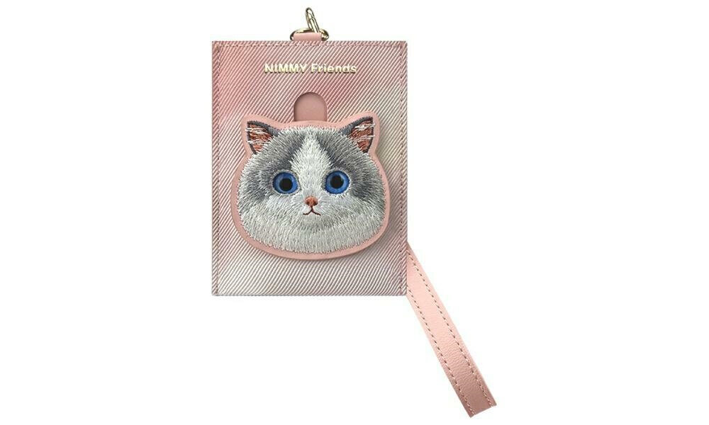 Big Eyed Pets – etui z haftem 3D, panda, kot, królik, duże oczy, wysoka jakość wykonania