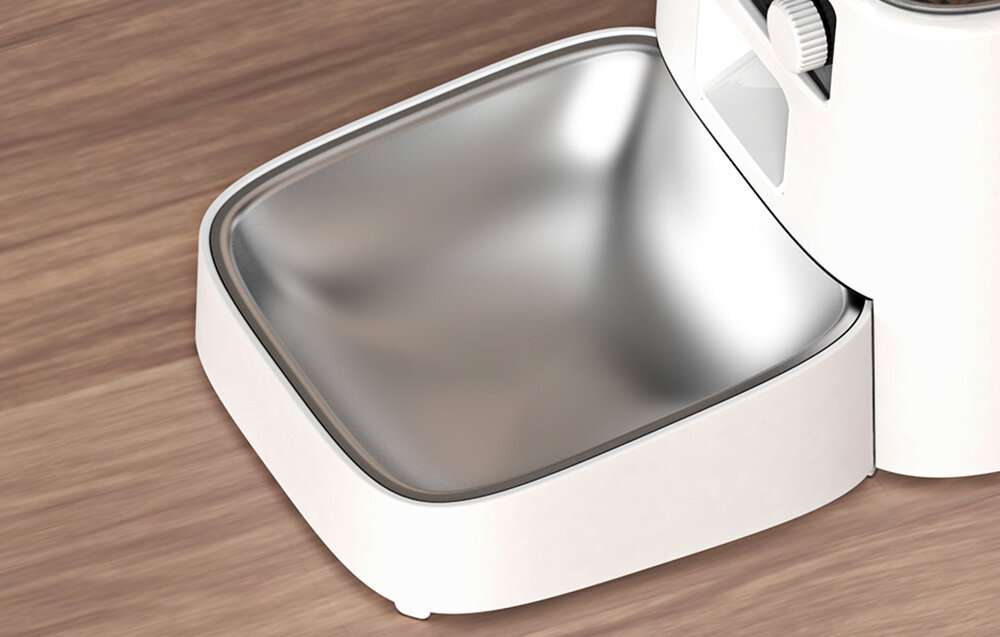 Dozownik karmy automatyczny ONEISALL PFD001 Pro biały Bezpieczny dla zdrowia nie zawiera szkodliwego bisfenolu A czysta i bezpieczna