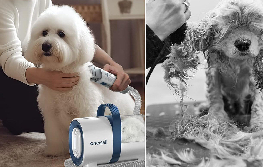 Zestaw do pielęgnacji sierści ONEISALL LM2 Spokojna pielęgnacja poziom hałasu cicho praca bez paniki i ucieczki 