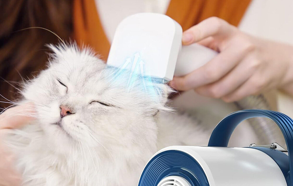 Zestaw do pielęgnacji sierści ONEISALL LM2 Wszechstronna pielęgnacja  różne dysze, szlifierkę do pazurów, nasadki i nakładki w jednej torbie