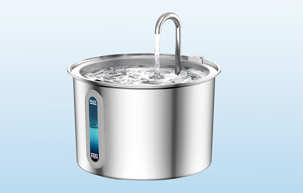 Fontanna dla zwierząt ONEISALL PWF-001-1 Zdrowie na pierwszym miejscu system filtracji z włóknem węglowym, białą gąbką i niebieską gąbką usuwa przykre zapachy i zanieczyszczenia proces cyrkulacji wody