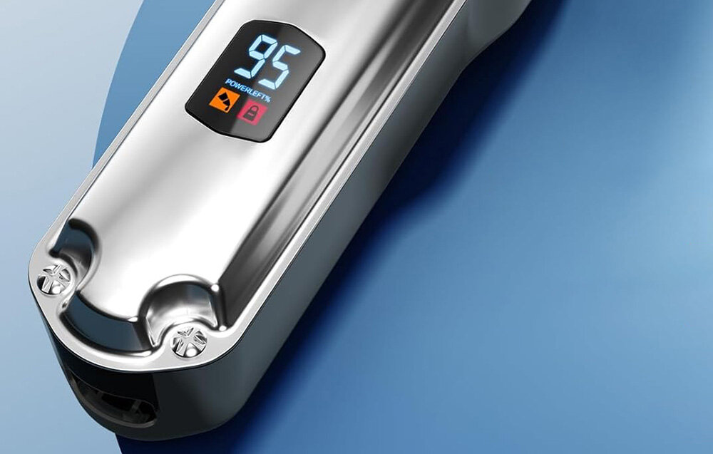 Trymer do strzyżenia zwierząt ONEISALL RFC-676 Wszystko pod kontrolą Wyświetlacz LCD  informacja przypomnienie konserwacja pewność