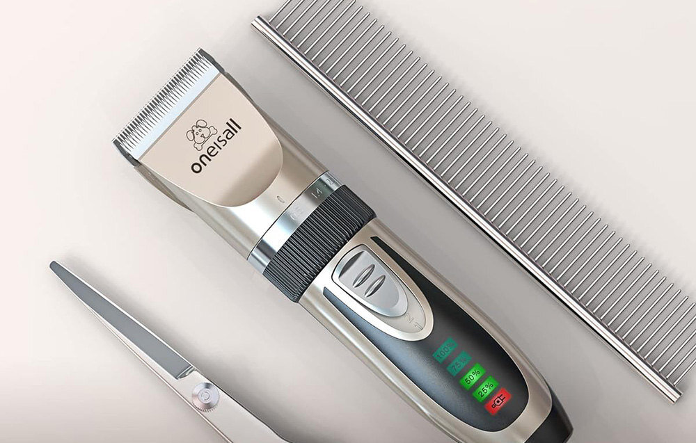 Trymer do strzyżenia zwierząt ONEISALL X2 Cisza, która uspokaja  dźwięk jest cichy redukuje napięcie u zwierząt