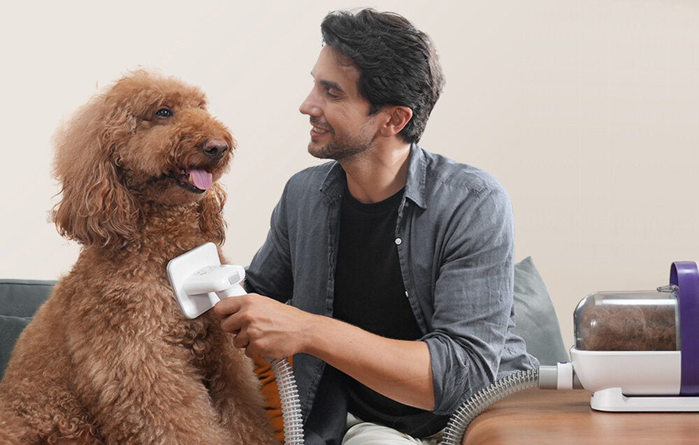 Odkurzacz do sierści ONEISALL LM5 Komfortowa i cicha praca poziom hałasu dla zwierząt wrażliwych na dźwięki