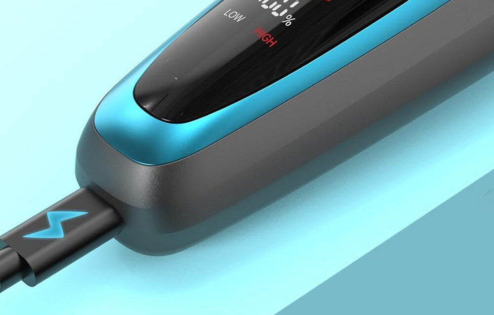 Trymer do strzyżenia zwierząt ONEISALL DTJ-001 Cztery godziny działania do 4 godzin po jednym naładowaniu akumulator pojemność od 2 do 4 zwierząt Wbudowany wskaźnik LED informacja 