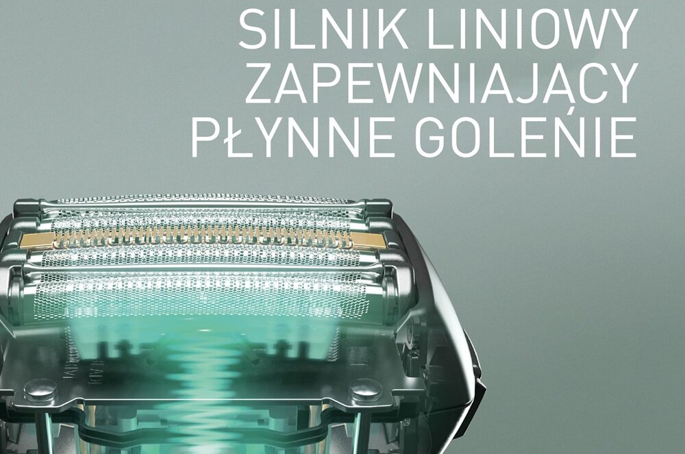 Golarka PANASONIC ES-LV6U Na mokro i sucho wydajny silnik, równai stabilna praca, komfortowe golenie, oszczędność czasu pracy