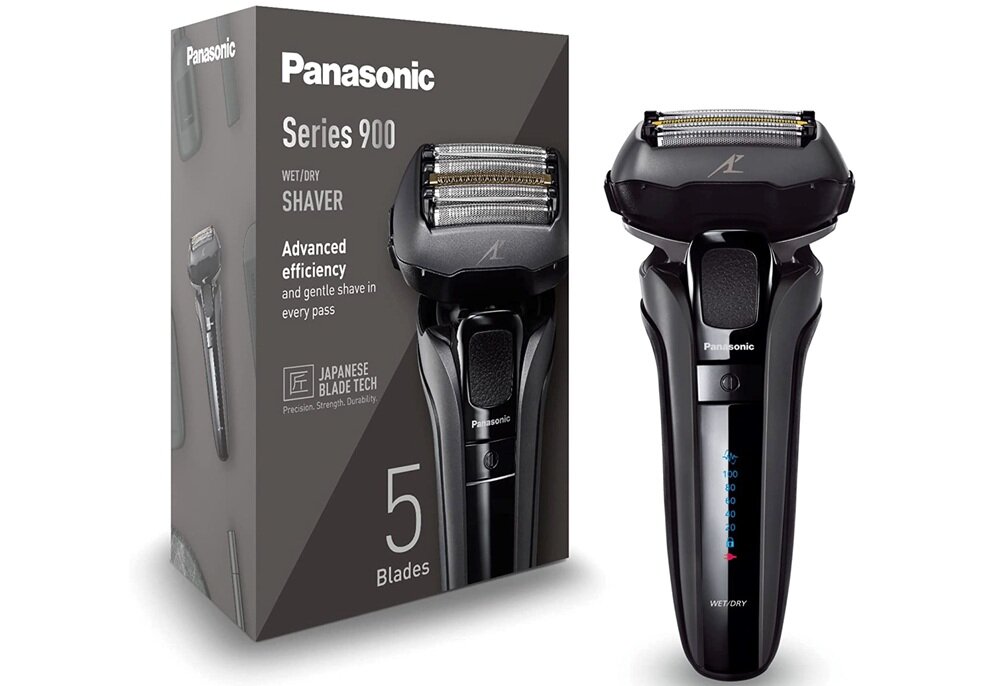 Golarka PANASONIC ES-LV6U Na mokro i sucho do 50 minut pracy na jednym łądowaniu, funkcja szybkiego łądowania, praktyczność