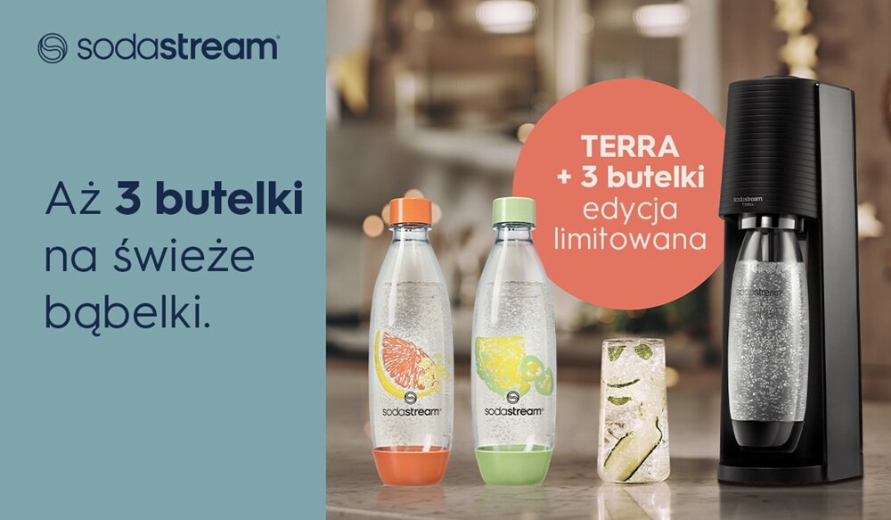 Saturator SodaStream Terra Czarny kv początek opisu
