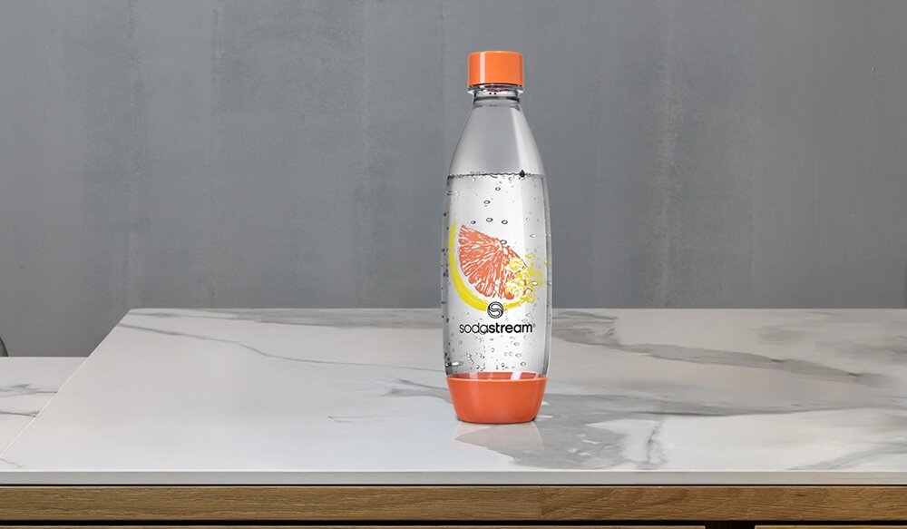 Limitowany zestaw butelek SodaStream Fuse Crafted limitowana butelka, grafika z grejpfrutem, harmonia