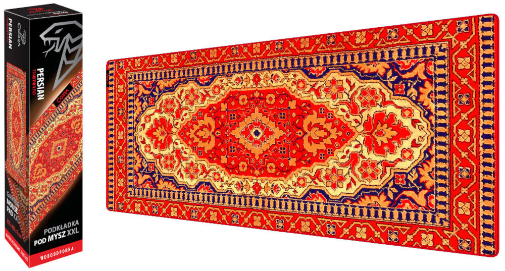 Podkładka COBRA Persian XXL produkt oraz jego pudełko na białym tle