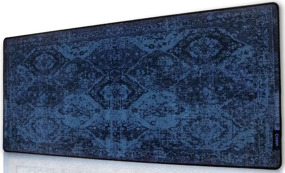 Podkładka COBRA Vintage XXL ciekawy design, który sprawia, że mata wygląda jak dywan na biurku, wzór inspirowany motywami dywanowymi, produkt na białym tle