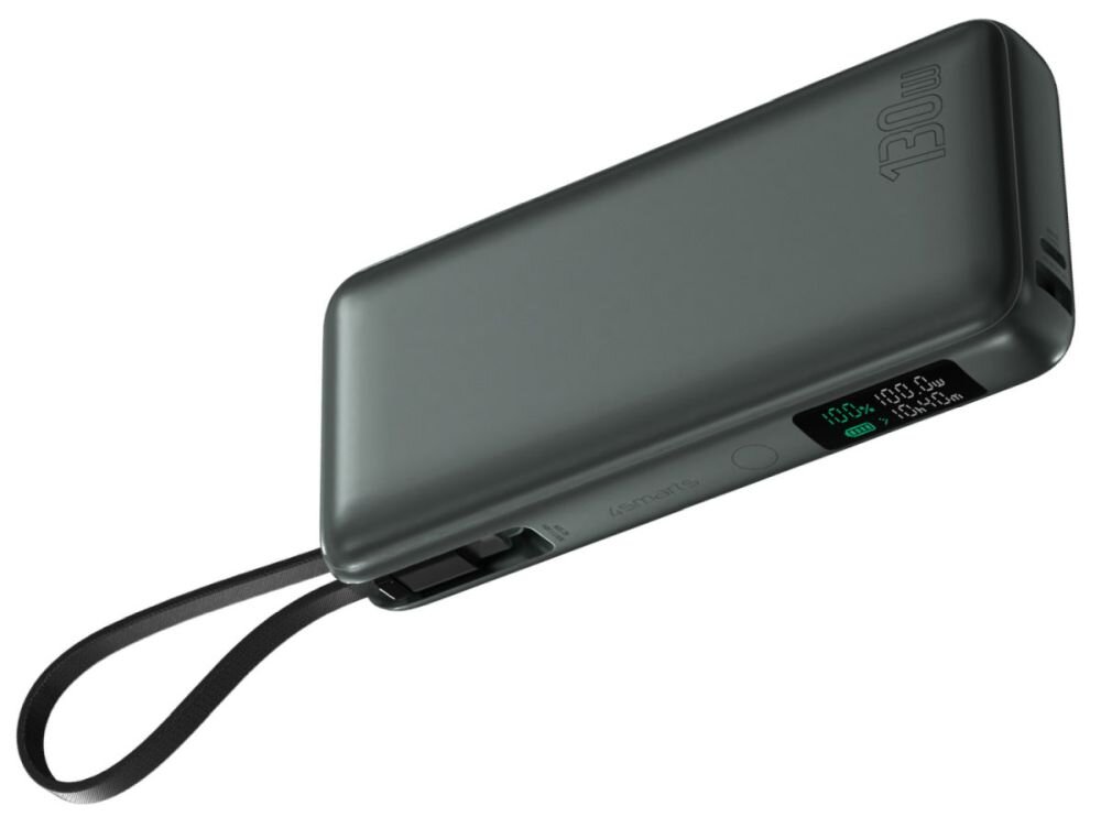 Powerbank 4SMARTS Enterprise 20 000 mAh wielozadaniowosc, wyjscia, ladowanie, kilka urzadzen, powerbank na bialym tle