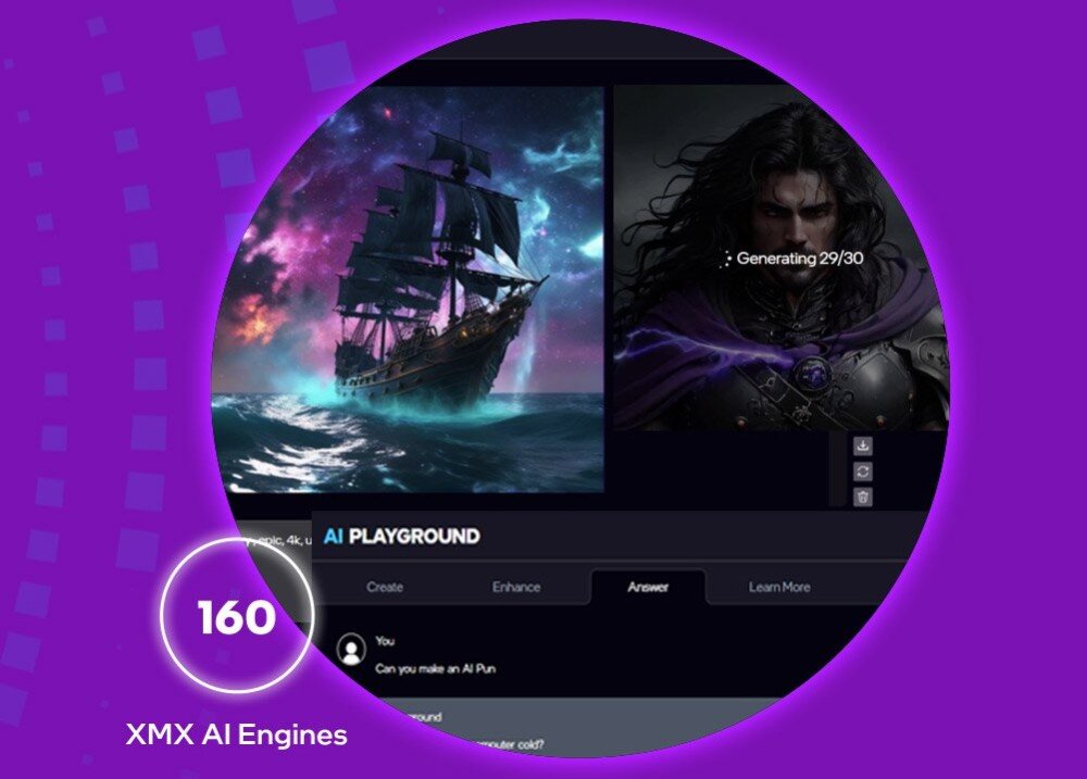 Karta graficzna Intel Arc B580 Challenger OC 12 GB sztuczna inteligencja funkcje AI
