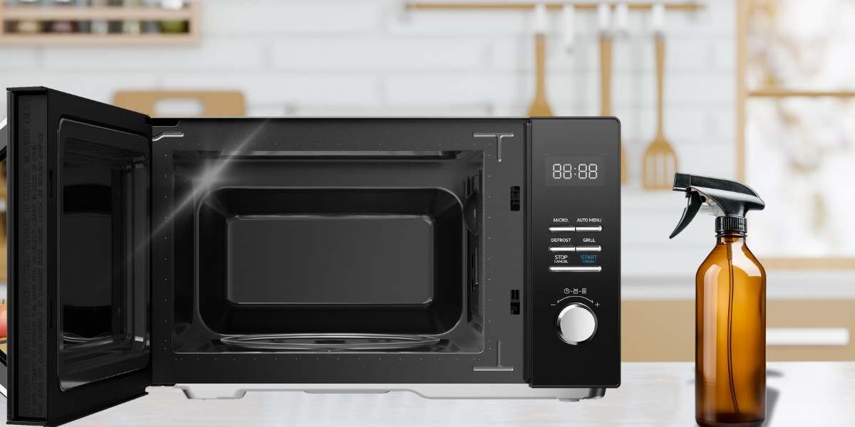 Kuchenka mikrofalowa MIDEA MAG25XF wygodne łatwe czyszczenie powłoka emaliowana higieniczne użytkowanie sygnał dźwiękowy informacja zakończenie pracy