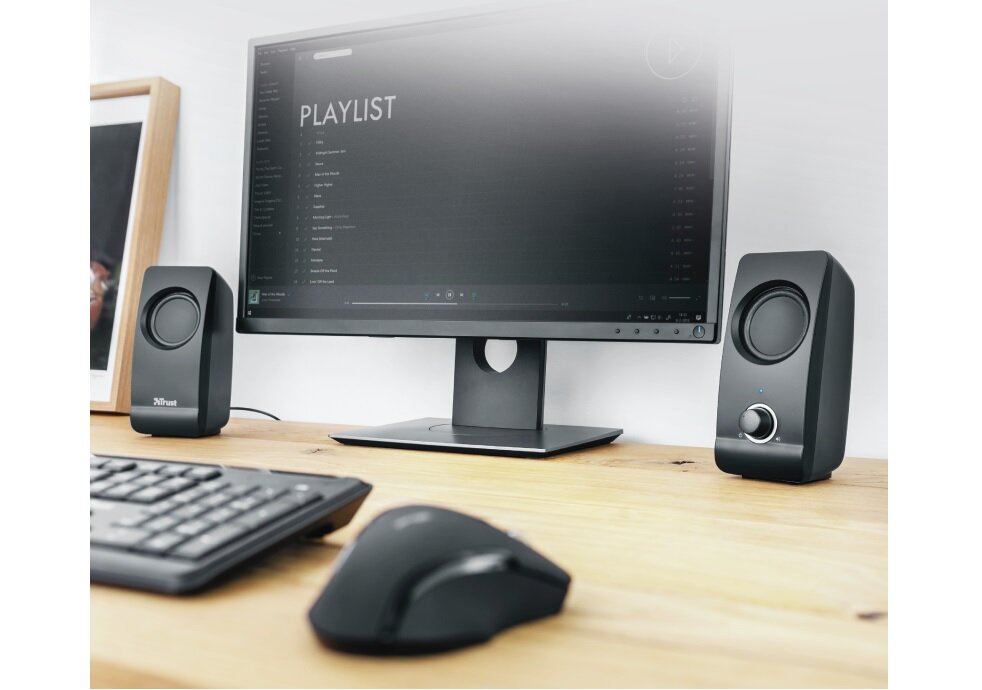 Głośniki TRUST Remo 2.0 Speaker Set nowoczesny design uniwersalna konstrukcja