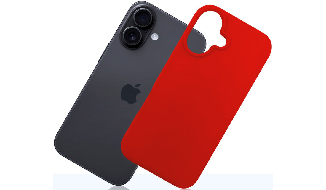 Etui 3MK Silicone Guardx do Apple iPhone 16 Czerwony ochrona bezpieczeństwo silikon wysoka jakość testy Military Grade wysoki współczynnik tarcia Komfortowe użytkowanie